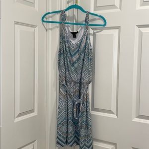 White House Black Market Patterned Mini Dress